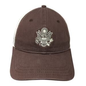 Team Nunes Trucker Cap Brown One Size Adjustable Mesh Back Pukka Polyester
